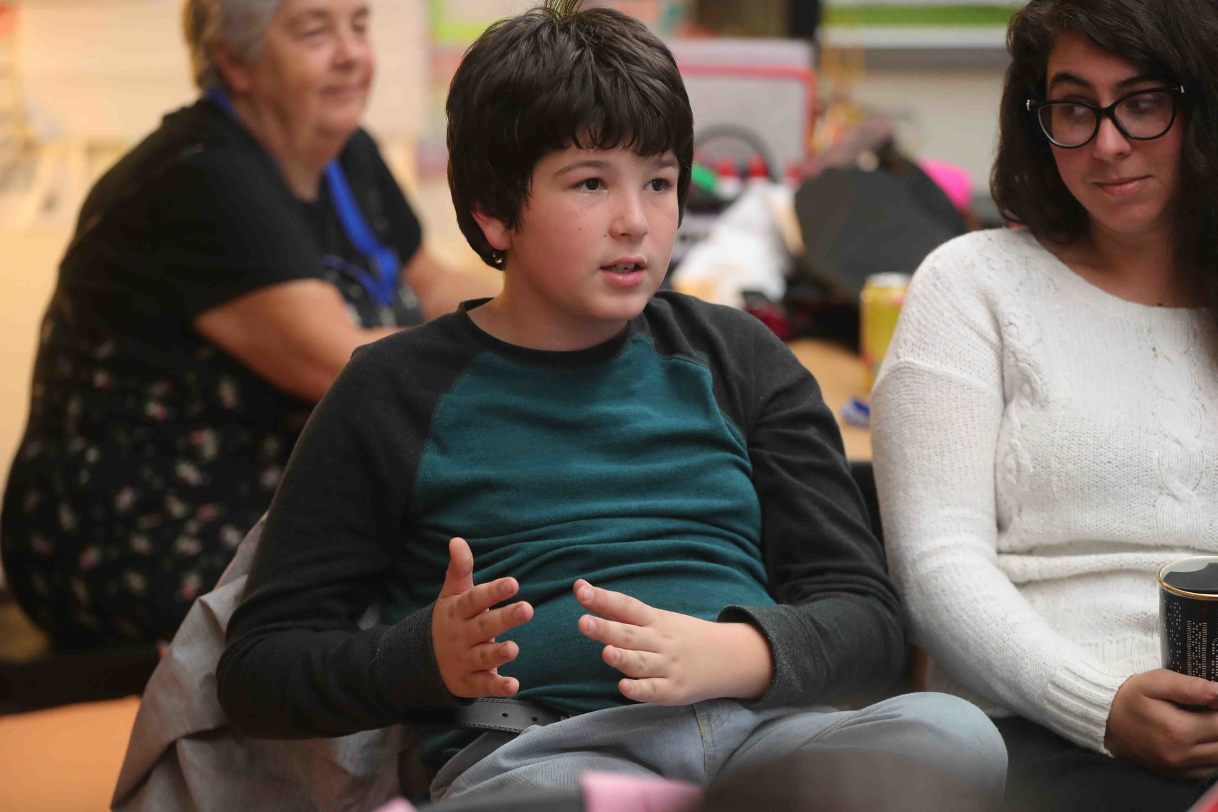 Meteorologist Joe Martucci at EHC Community School